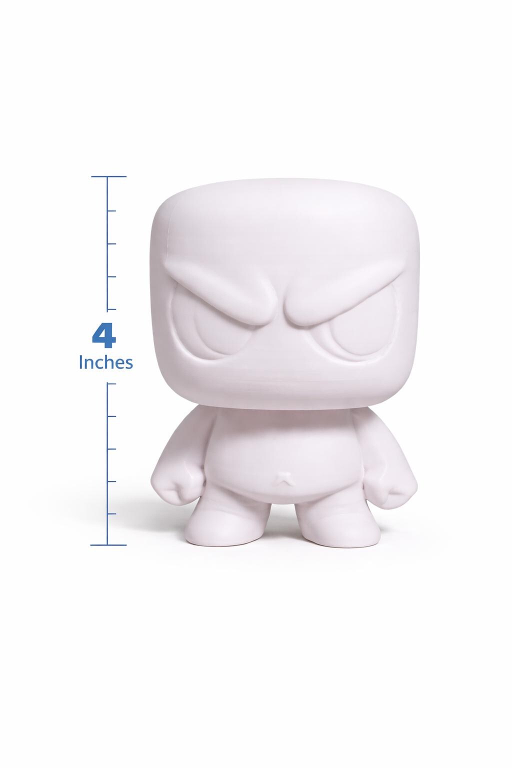 Mini Menace 2-Pack — Paint Your Own Blank Figure Kit with Paints & Brushes