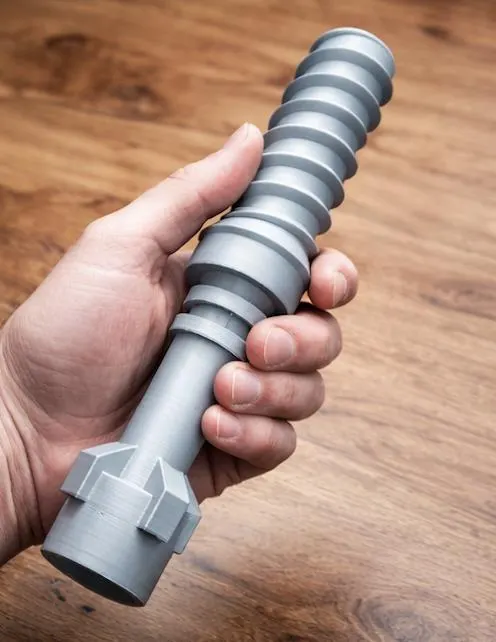 Pool Noodle Saber Handle — Brick-Compatible Grip for Backyard Battles